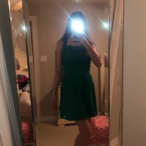 size XS Universal Thread forest green mini dress
